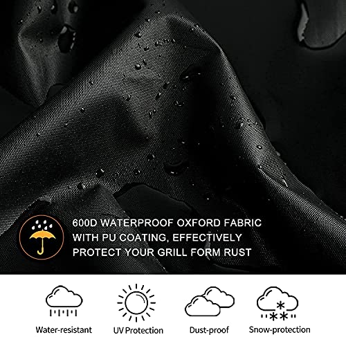 SUPJOYES 17 inch Grill Cover and Carry Bag for Blackstone 17 inch Griddle, Heavy Duty Waterproof Table Top Griddle Grill Cover for Blackstone