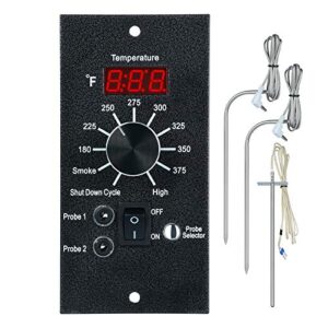 briidea digital thermostat kit, barbecue grill temperature control panel kit, thermometer pro controller compatible with traeger wood pellet grills