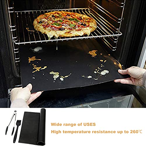 hofab Grill Mats for Outdoor Grill, Set of 6 Nonstick Grill Mat Reusable and Easy to Clean - Works on Gas, Charcoal, Electric Grill 15.75"x13"