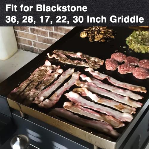 Griddle Accessories Kit for Blackstone, Include Basting Cover, Cast Iron Grill Press, Egg Rings