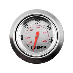 mensi bbq barbecue replacement parts charcoal grill pit wood smoker temperature gauge thermometer for weber traveller grills