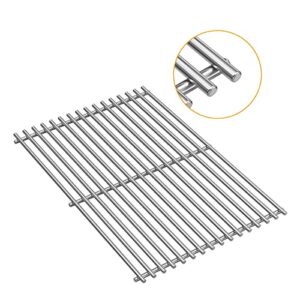 SafBbcue 7639 Stainless Steel Cooking Grates Replacement for Weber E-310 E-320 S-310 Spirit II E-310 SP320 Spirit 700 Series Genesis Silver/Gold B/C 45010001 46510001 7526 7638 7525