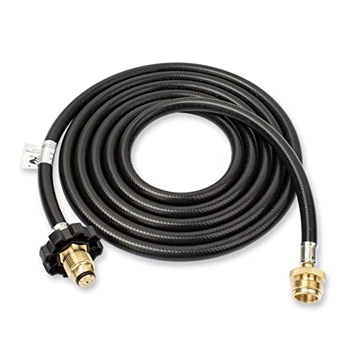 F273704 10 Ft Propane Hose Assembly Compatible with Mr. Heater Big Buddy Indoor/Outdoor Heater MH9B MH18B