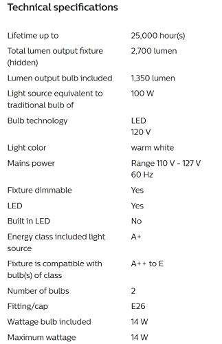 Philips Hue Ludere White Outdoor Security Light, Outdoor Wall Fixture & 2 Hue PAR38 LED Smart Bulbs (Requires Hue Hub, Works with Alexa and More)