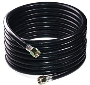 dozyant 18 feet propane hose extension with 3/8″ female flare on both ends, flexible propane gas line pipe for rv, bbq grill, propane tank, heater and more