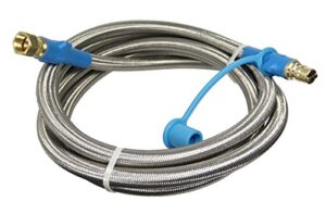 m.b. sturgis inc. 3/8″ id stainless steel overbraid quick disconnect gas connector (15 feet)