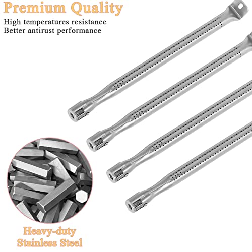 MOASKER Grill Burner Tube Replacement for Napoleon Prestige 500 RSIB, LEX 485, P500NK-3, LD485RB, LD485RSIB Gas Grills, Stainless Steel Burner for Napoleon LEX 605RSB, BIM605, BIPRO500 & Other Models