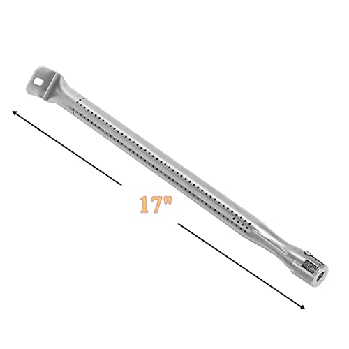 MOASKER Grill Burner Tube Replacement for Napoleon Prestige 500 RSIB, LEX 485, P500NK-3, LD485RB, LD485RSIB Gas Grills, Stainless Steel Burner for Napoleon LEX 605RSB, BIM605, BIPRO500 & Other Models