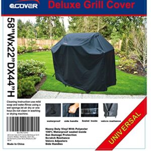 a1cover Grill Cover, Heavy Duty Waterproof Barbeque Grill Covers Fits Weber, Holland, Jenn Air, Brinkman, Char Broil, Medium