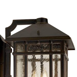 J du J Sierra Craftsman 15" High Outdoor Wall Light