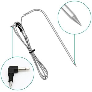 Meat Probe Kit for Masterbulit Gravity Series 560/800/1050 XL Digital Charcoal Grill and Smoker, Meat Probes with Clips and Gormmet 2-Pack