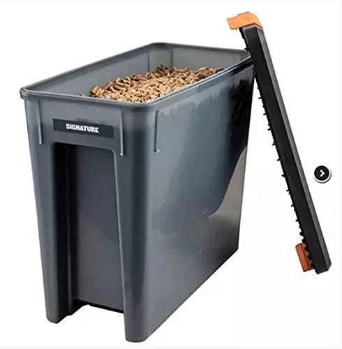 RCK Sales Plastic Smoker Pellet Storage Bin & Lid for 22 LBS by Traeger Grills BAC615