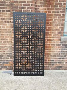 meenaus – privacy screen metal garden fence decor art