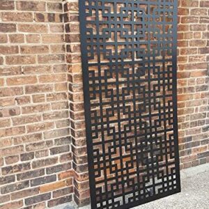 MeenaUS - Privacy Screen Metal Garden Fence Decor Art