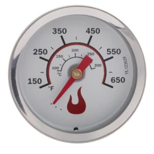 char-broil 7484426p06 temperature gauge, standard, silver