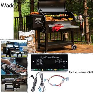 G2 Control Board Compatible with Louisiana Grills , Digital Thermostat Control Board Kit with Meat Probe, Temperature Probe for Louisiana CS570 CS450 LG700 LG900 Grill Parts