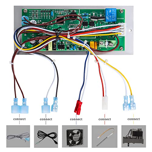 G2 Control Board Compatible with Louisiana Grills , Digital Thermostat Control Board Kit with Meat Probe, Temperature Probe for Louisiana CS570 CS450 LG700 LG900 Grill Parts