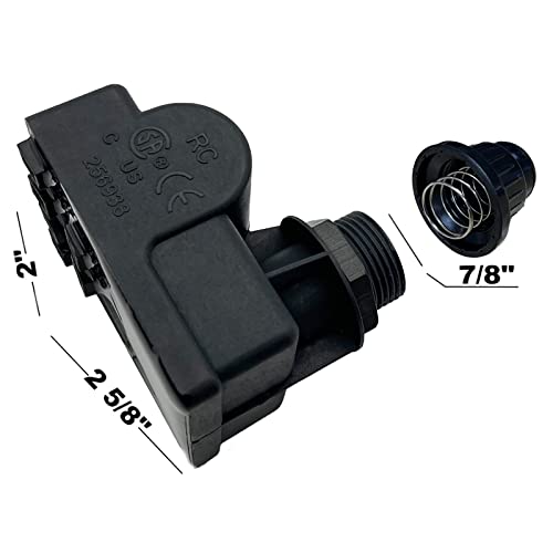 Grillkid SG06 Spark Generator Replacement for Select Gas Grill Models by Brinkmann, Charbroil, Nexgrill and Others, 6 Male Spade Connector Outlets