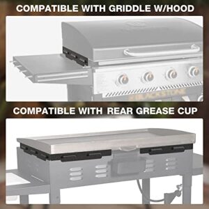 Upgraded Wind Guards for Blackstone 36” Griddle, Blackstone Griddle Accessories Fit for Blackstone Grill, 5015 Magnetic Stainless Steel Wind Screens Protect Flame Hold Heat, Compatible with Hood