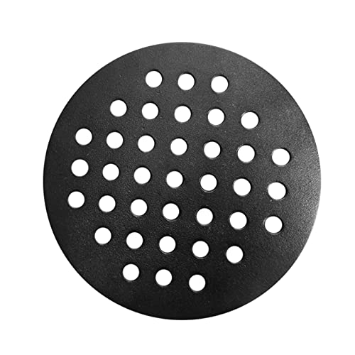 Quantfire 7.5" Cast Iron Bottom Fire Grate, BBQ High Heat Charcoal Plate for Kamado Joe Junior Fire Grate Grill Charcoal Replacement Accessories