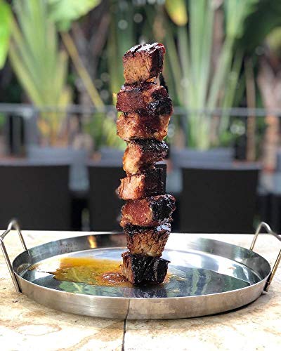 Trompo King Stainless Vertical Skewer, Barbecue Grill Stand, Great for Tacos Al Pastor, Shawarma, Brazilian Churrasco, Whole Chickens, Kabobs, and Many Other Delicious Dishes That Require Skewers!