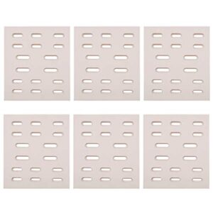 gassaf ceramic radiant replacement for bakers & chefs, sams & turbo, fiesta, grand hall, members mark gas grill (8″ x 7.25″)(6-pack)