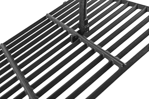 EasiBBQ Cast Iron Grill Grate Lifter, Cooking Grid Lifter Gripper for Big Green Egg, Primo Kamado Charcoal Grill Smoker