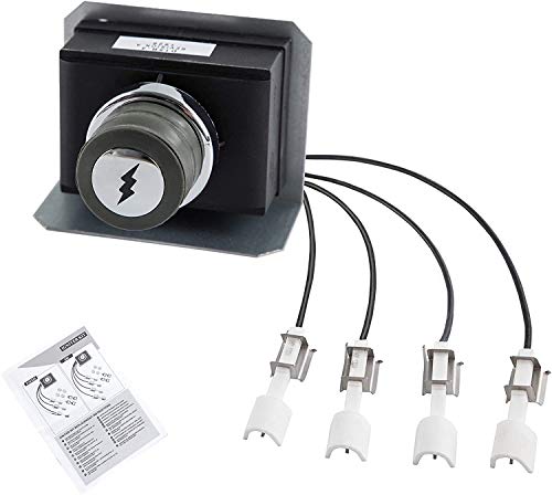 AJinTeby Igniter Kit Compatible with Weber 7629 Electronic Ignitor Fits Weber Genesis 300 (Front-Mounted Control Panel) E-310 E-320 E-330 S-310 S-330 CEP-310 6511001 Gas Grills (2011-2016)