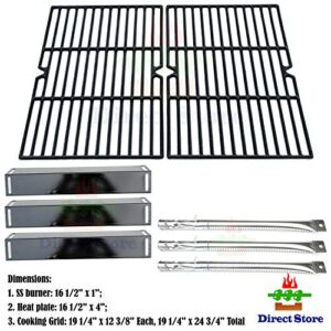 Direct Store Parts Kit DG118 Replacement for BBQ Grillware GGPL-2100 Gas Grill Burners, Heat Plates, Cooking grids