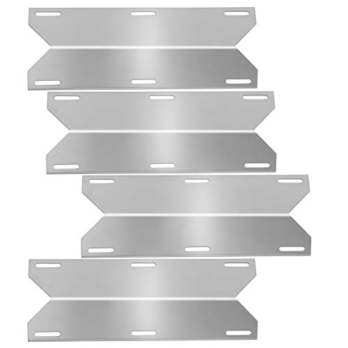 Folocy BBQ Gas Grill Replacement Parts, Stainless Steel Heat Plate Shield Heat Tent Burner Cover Kit for Jenn-Air 720-0062, Members Mark 720-0586A, Nexgrill 720-0063, Costco Kirland, 17 3/4" X 6 3/8"