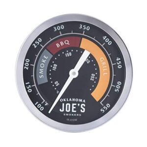 oklahoma joe’s 3695528r06 temperature gauge , silver