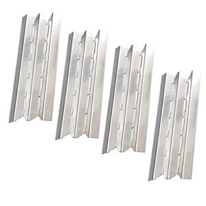 htanch sn6021 (4-pack) 15.875 inch stainless steel heat plate replacement for gas grill models by broil-mate, huntington, broil king, sterling, rebel, patriot, baron and others