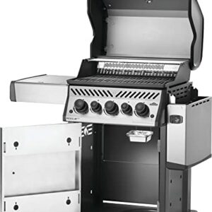 Napoleon Rogue SE 425 BBQ Grill, Stainless Steel, Propane - RSE425RSIBPSS-1 - With Three Main Burners, Infrared Rear And Side Burner, Barbecue Gas Cart, Folding Side Shelves