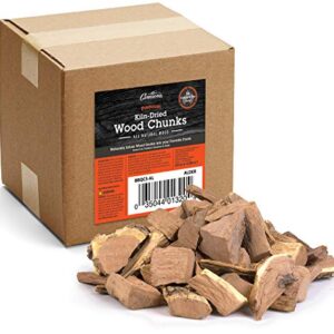 Camerons All Natural Alder Wood Chunks for Smoking Meat -420 Cu In Box, Approx 3.5 Pounds - Kiln Dried Large Cut BBQ Wood Chips for Smoker - Barbecue Chunks Smoker Accessories - Grilling Gifts for Men