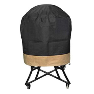 prohome direct bbq grill cover fits for kamado joe classic, large big green egg and other ceramic grills 30″ diameter, durable and water resistant material, 30″ dia x 24″ h