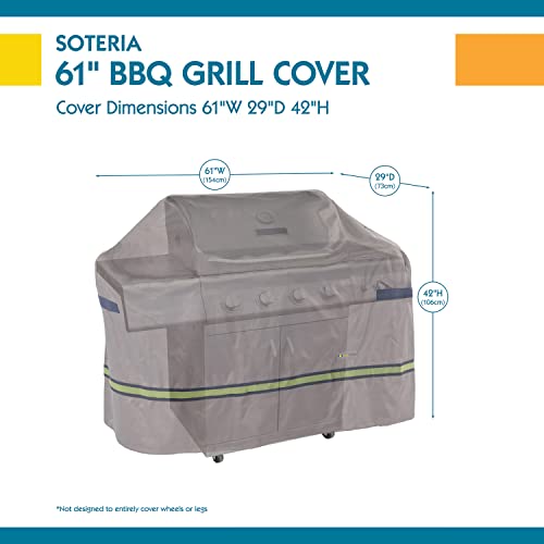 Duck Covers Soteria Waterproof 59 Inch BBQ Grill Cover