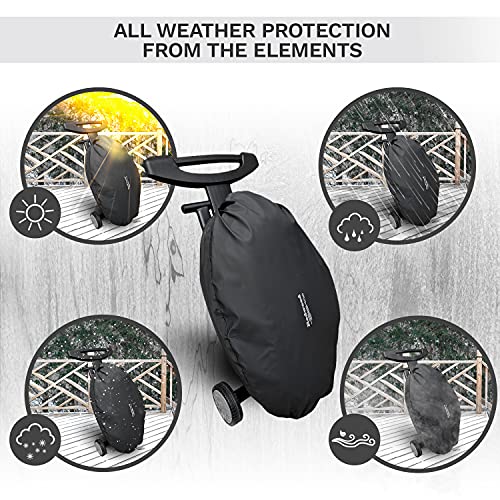 Coleman Grill Cover for Roadtrip LXX, LXE, and 285 - Heavy Duty, Waterproof Taped Seams by Redwood Grill Supply