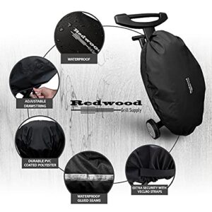 Coleman Grill Cover for Roadtrip LXX, LXE, and 285 - Heavy Duty, Waterproof Taped Seams by Redwood Grill Supply