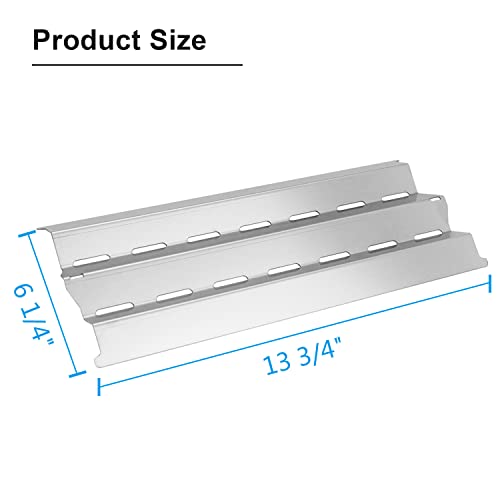 Heat Plate Shield Replacement for Broil King 9869-74ED, 9869-77C, 9869-77ED, 9869-84, 9869-84R, 9869-87, 9869-87R, 986984, 986984R, 986987, 9875-84, 9875-87, 986787C, 9868-74, 9868-77, 9868-84, 3 Pack