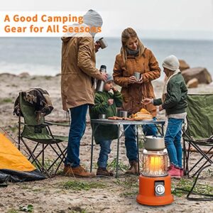 Mountman Propane Heater, 2-in-1 Camping Portable LP Gas Stove with 5FT Propane Hose, Pressure Reducing Valve, Outdoor Patio Heaters for Camping, Black