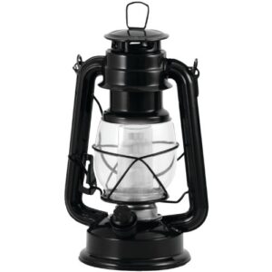 northpoint 12-led lantern vintage style, black, 10x6x6 (190495)