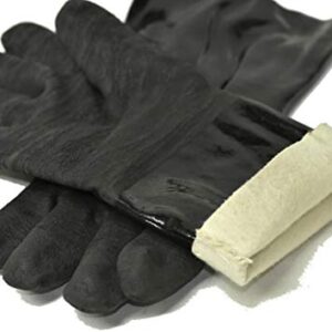 G & F Products 8119-13Inch Cooking Gloves Food Safe No BPA Insulated Waterproof, Oil Proof Heat Resistant BBQ, Smoker, Grill, and Outdoor Neoprene Material, 13 Inch Long, Black