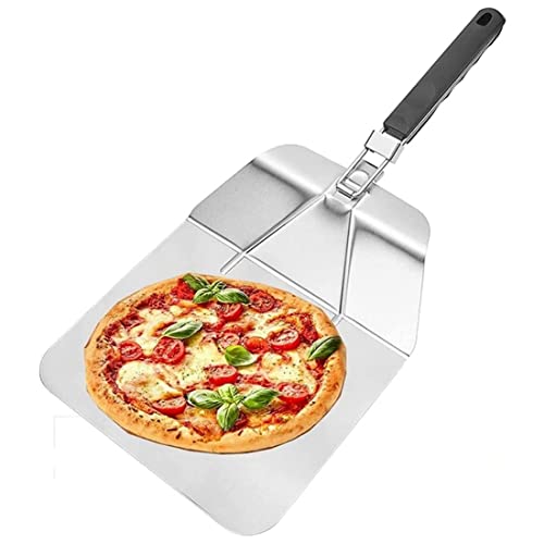 Grill Top Pizza Oven Kit, Outdoor Stainless Steel Pizza Maker with 15" Cordierite Pizza Baking Stone, Pizza Peel, Pizza Roller Cutter, Built-in Thermometer