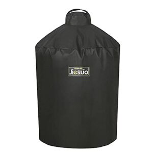 jiesuo cover for large big green egg, grill accessories for large big green egg, heavy duty waterproof grill cover