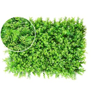 Xewnegping XEWNEG Artificial Hedges Panels, Outdoor Grass Greenery Privacy Fence Screen,Faux Plant Wall Backdrop for Home Garden Backyard Wedding Decoration (Color : B)