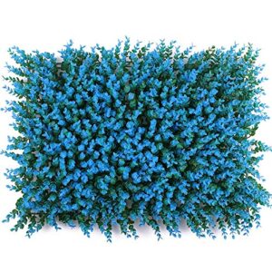 yanxiaoping artificial boxwood hedges panels, faux grass wall, shrubs bushes backdrop, garden privacy screen fence decoration (color : multi-colored1, size : 18pack)
