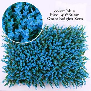 YANXIAOPING Artificial Boxwood Hedges Panels, Faux Grass Wall, Shrubs Bushes Backdrop, Garden Privacy Screen Fence Decoration (Color : Multi-colored1, Size : 18pack)