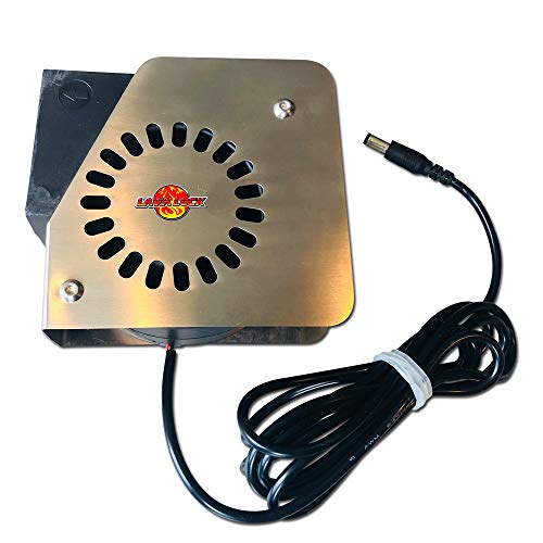 LavaLock 4-Probe Automatic BBQ Controller w/ 35 cfm Variable Speed Fan Compatible with BGE, Kamado Joe, WSM, UDS, Weber Smokey Mountain, Oklahoma Joe's, Sm Med Offset Vertical Stick Burner Smokers