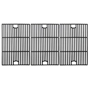 uniflasy cooking grate for nexgrill 720-0896b 720-0896e 720-0898 gas grills, cast iron grates replacement parts homedepot nexgrill 720-0896 720-0896c 720-0896cp 720-0898a 17 inch grill grid, 3 pack