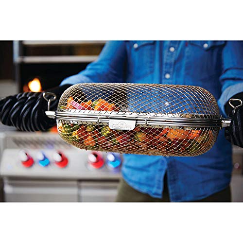 Napoleon 64000 Rotisserie Basket Grill Accessory, Stainless Steel